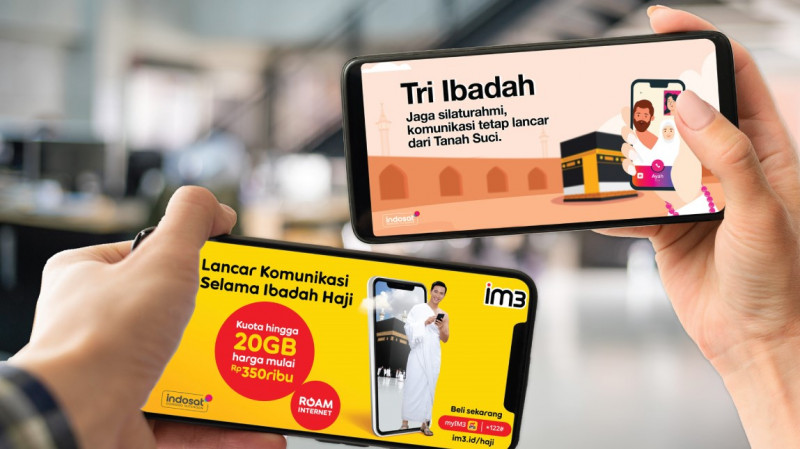 Indosat Hadirkan Paket Haji Agar Jemaah Bisa Terus Terhubung dengan Keluarga 