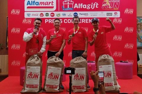 Hadiah Rp125 Juta Disiapkan Bagi Peserta Alfamart Run 2023