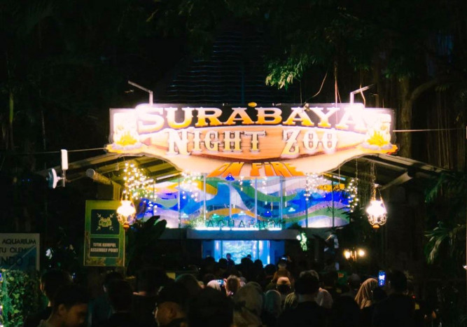 Kebun Binatang Surabaya Buka Malam Hari, Segini Harga Tiketnya