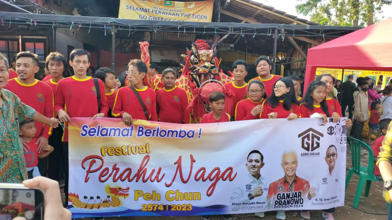 Dukung Festival Perahu Naga Peh Cun di Tangerang, Sukarelawan ini Sediakan 1000 Porsi Makanan