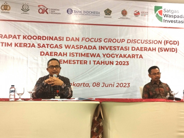 OJK Yogyakarta Nilai UU P2SK Kuatkan Penanganan Investasi Tak Berizin