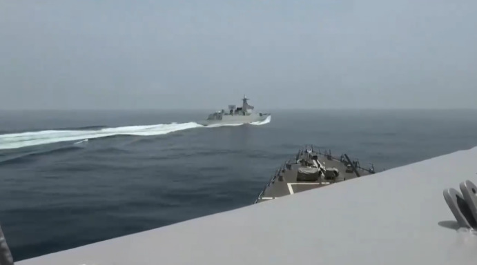 Angkatan Laut AS Beri Interaksi Tidak Aman dengan Kapal Perang Tiongkok di Dekat Taiwan