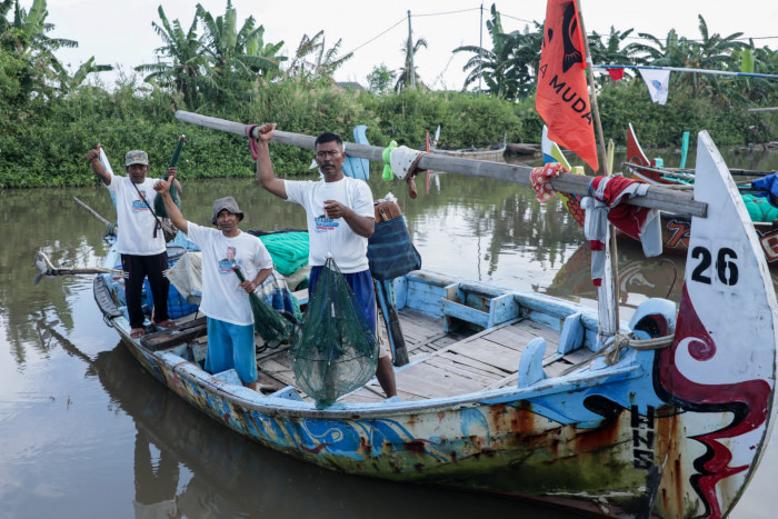 Rangkul Nelayan, Relawan Ganjar Lampung Gelar Edukasi Kelola Tambak Udang