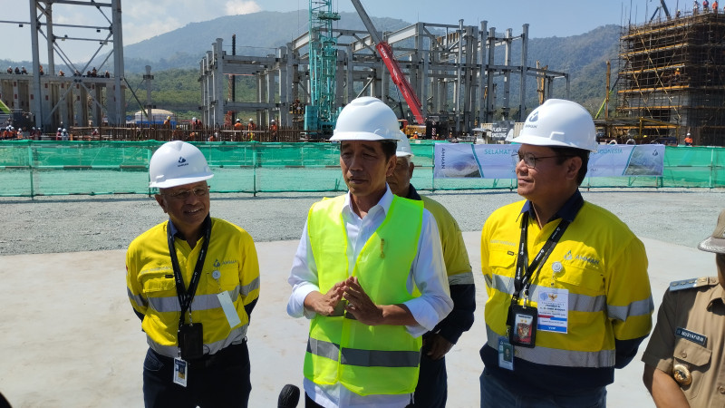 Jokowi: Proyek Smelter Amman Rampung pada Pertengahan 2024