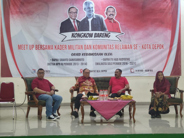 Dua Politisi Senior PDI Perjuangan Turut Berkonsolidasi Dukung Ganjar di Depok