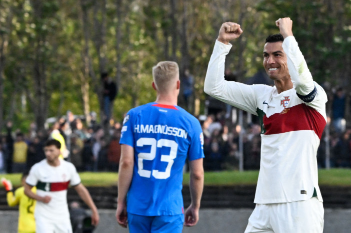 Tampil di Laga Ke-200 untuk Portugal, Ronaldo Pastikan Kemenangan Atas Islandia