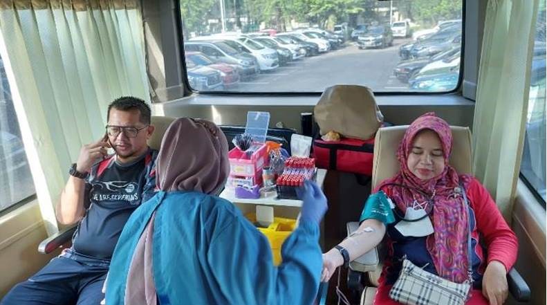 Ringankan Beban Penderita Thalasemia, KSP Sahabat Mitra Sejati Gelar Donor Darah