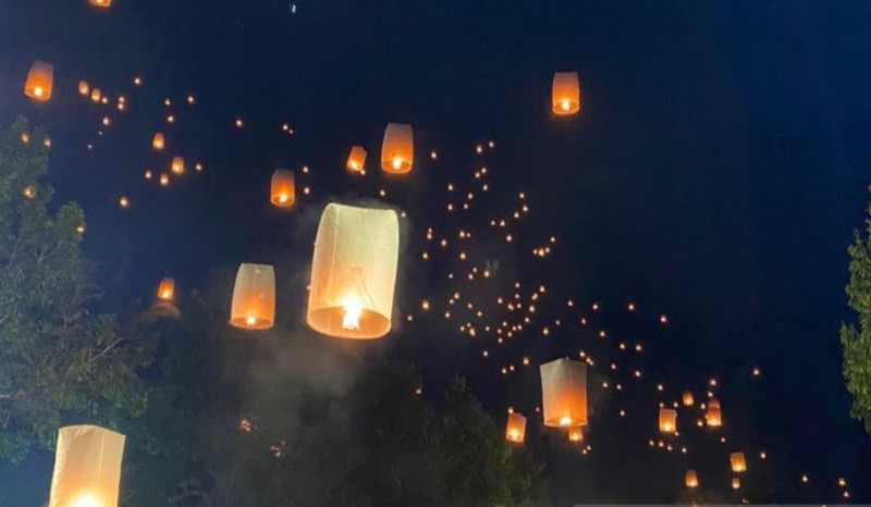 Penerbangan Lampion Akhiri Prosesi Waisak di Borobudur