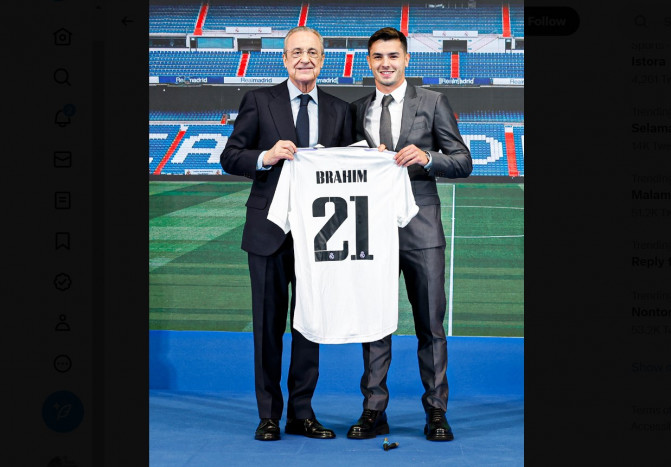 Brahim Diaz Bahagia Kembali ke Real Madrid
