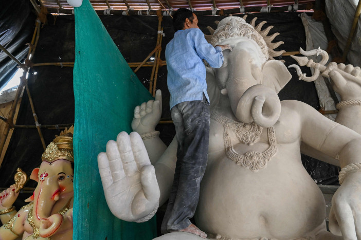 Patung Gajah Buddha Berusia Lebih dari 20 Abad Ditemukan di India
