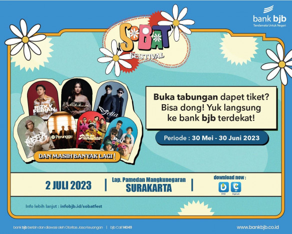 Menabung di bank bjb Bisa Nonton Konser Sobat Festival 2023