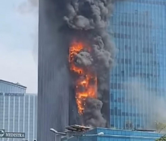 Kompor Gas Kantin Lantai 7 Diduga jadi Penyebab Kebakaran Menara K-Link