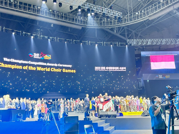  Gitabumi Shine Voice Raih Dua Medali Emas World Choir Games 2023 di Korsel