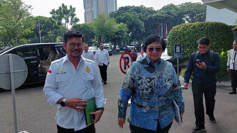 Dua Menteri NasDem Kompak Datang Bareng ke Istana untuk Ratas El Nino