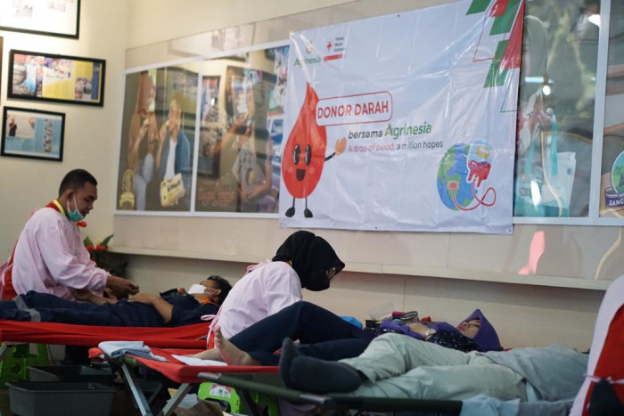 Agrinesia Ajak Karyawan dan Masyarakat Peduli Sesama dengan Donor Darah