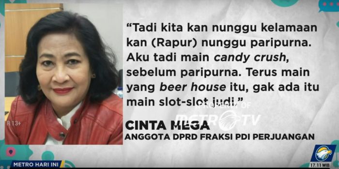 Cinta Mega Masih Berstatus Anggota DPRD, KPUD Belum Terima Surat Pengajuan PAW