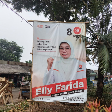 Spanduk Istri Wali Kota Depok Masih Bertebaran, Spanduk Kaesang Dicopot