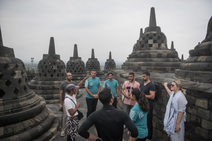 Libur Sekolah, Pengunjung Candi Borobudur Naik Dua Kali Lipat