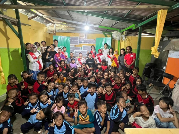 CoinEx Charity Bantu Siswa Kurang Mampu Sekolah Kolong Tol Pluit