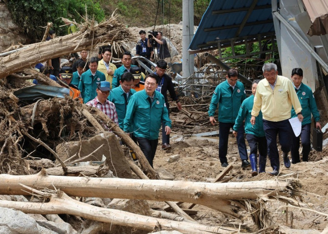 Banjir di Korea Selatan, 39 Orang Tewas dan 10 Ribu Mengungsi