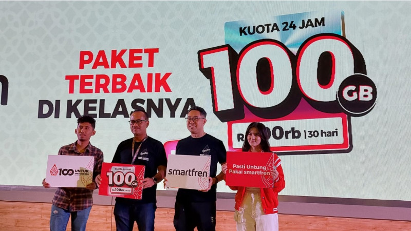 Smarfren Hadirkan Kuota 100 GB dengan Harga Rp100 Ribu