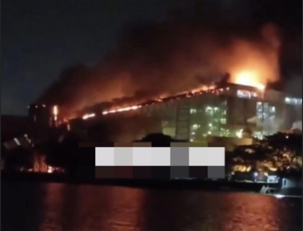 Pabrik Conveyor Batu Bara PT Pusri Palembang Terbakar