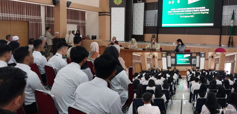 Tingkatkan Daya Saing, Mahasiswa Polbangtan Ikuti Bimtek dan Sertifikasi Kompetensi