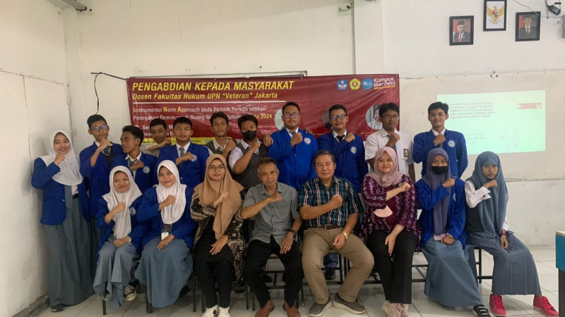 Cegah Hoaks, Dosen UPNVJ Edukasi Siswa SMA dan SMK di Depok