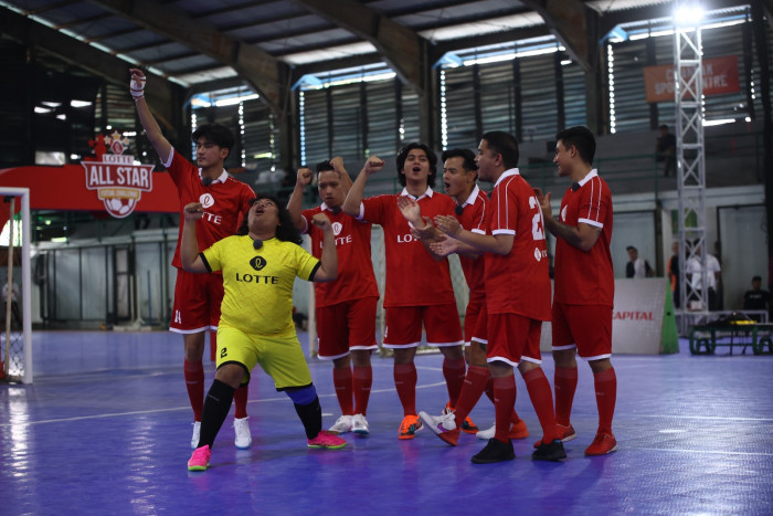 Lotte All Star Futsal Challenge Hadirkan Laga Dua Tim Futsal Selebritas