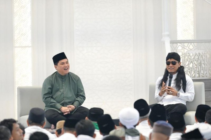 Erick Thohir Doa Bareng Gus Miftah untuk Persatuan Bangsa