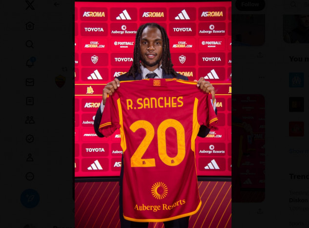 AS Roma Pinjam Renato Sanches dari PSG