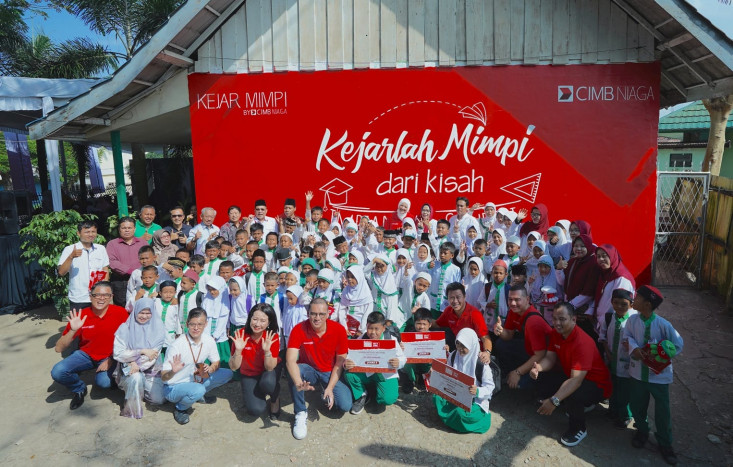CIMB Niaga Tebar Inspirasi Lewat Kejar Mimpi Goes To School di Palembang