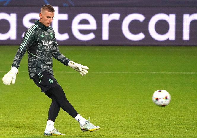 Andriy Lunin Jadi Opsi Utama Madrid Gantikan Courtois