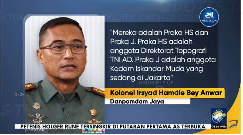 TNI Janji Kawal Kasus Oknum Paspampres Aniaya Warga Hingga Tewas