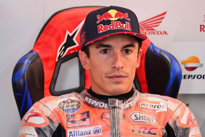 Pertama Kali Sentuh Garis Finis di Moto GP 2023, Marquez: Akhirnya