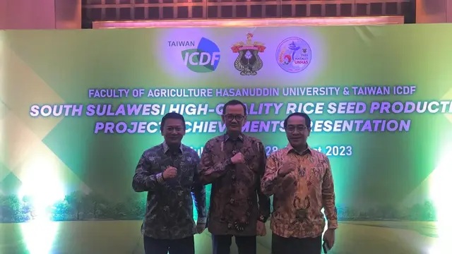 Taiwan ICDF dan Unhas Sukses Kembangkan Varietas Padi Unggul di Sulsel