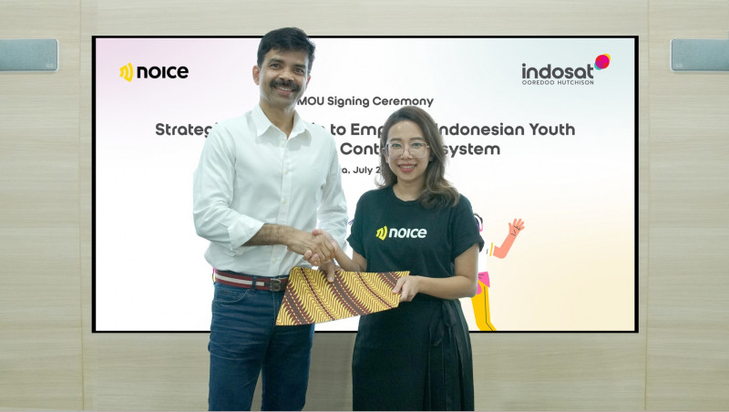 Indosat dan Noice Berkolaborasi Majukan Industri Konten Kreatif di Indonesia