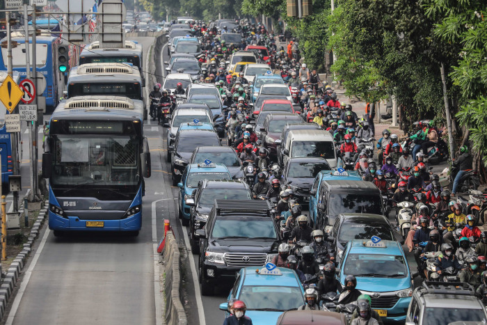 KLHK Tegaskan Kendaraan Bermotor Penyebab Polusi Udara di Jakarta