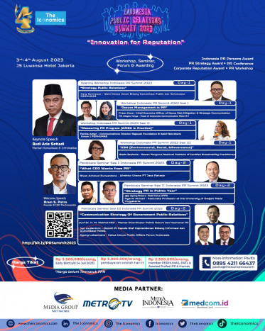 Indonesia PR Summit 2023 Bertabur Tokoh Komunikasi