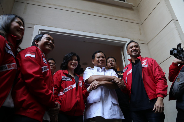 Kunjungi Kantor DPP PSI, Prabowo: Banyak Kecocokan