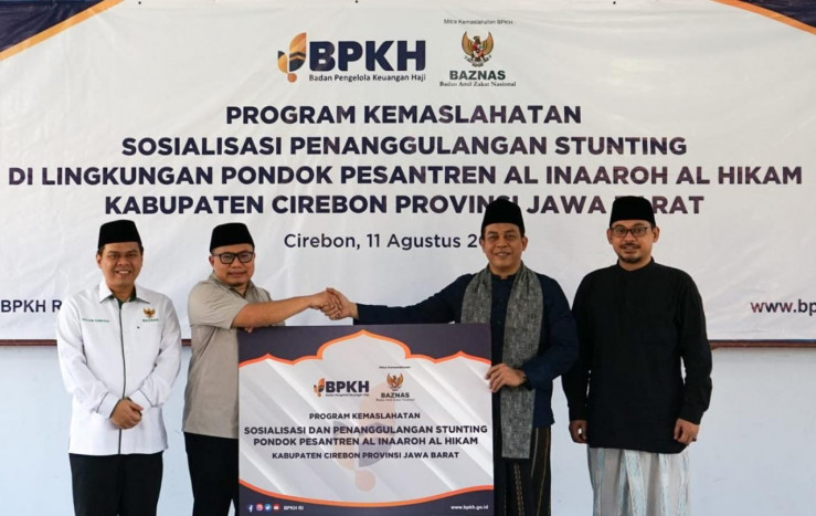 BPKH-Baznas Serahkan Bantuan Paket Penanggulangan Stunting di Cirebon
