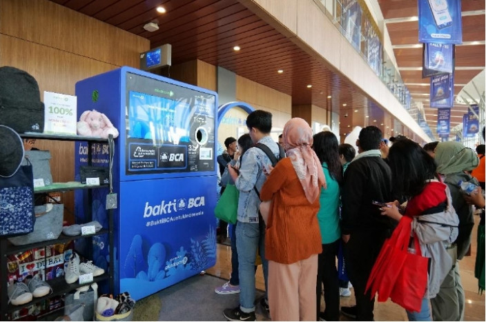 Dukung Daur Ulang. BCA Expo 2023 Kumpulkan Lebih dari 3.500 Sampah Botol Plastik 