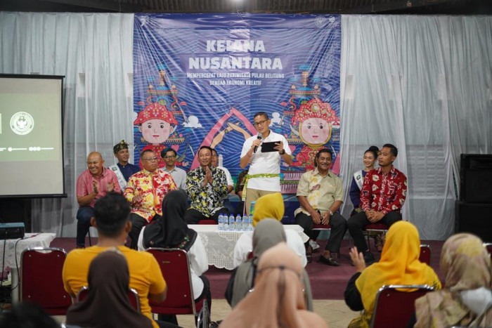 Sandiaga Dorong Berdayakan UMKM Belitung Timur Agar Buka Lapangan Kerja