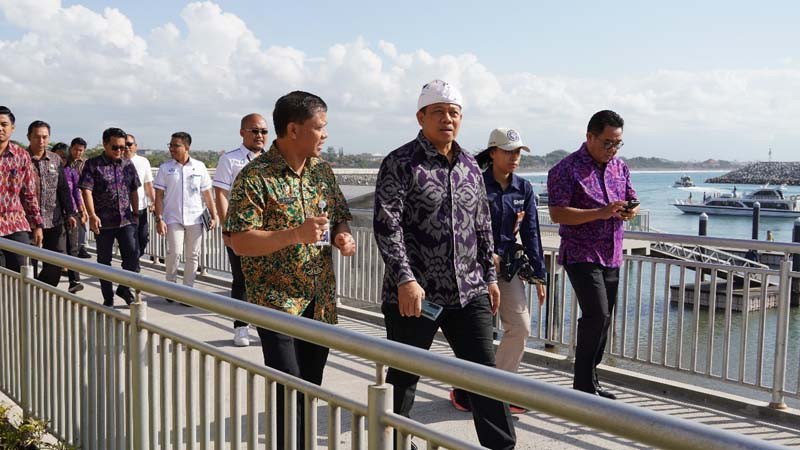 Sering Macet, KSP Moeldoko Kunjungi Pelabuhan Sanur