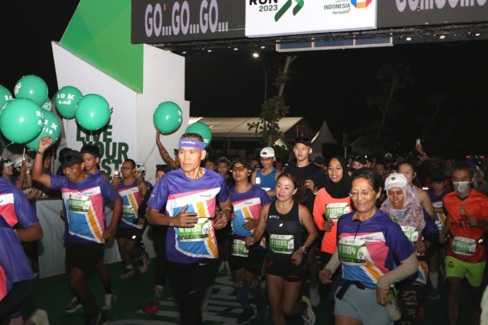 5.000 Peserta Ikuti Herbalife Run 2023 di Pantai Aloha PIK 2, Jakarta