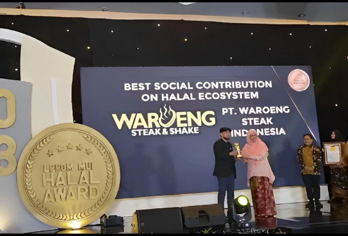 Waroeng Steak & Shake Raih Halal Award 2023 dari LPPOM MUI