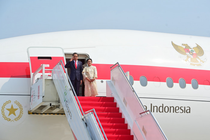 Jokowi dan Rombongan Bertolak ke New Delhi India