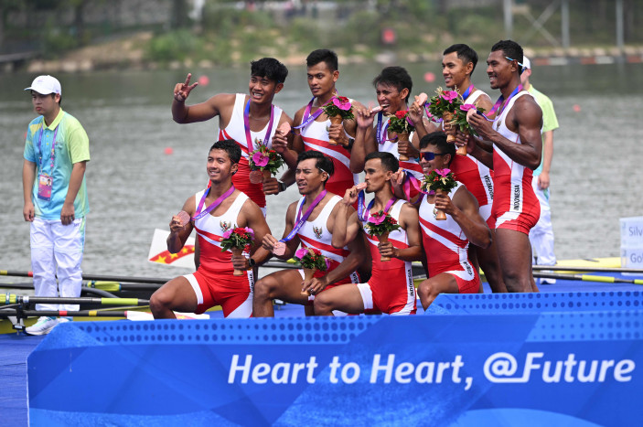 Tim Rowing Indonesia Pulang dengan Tiga Perunggu