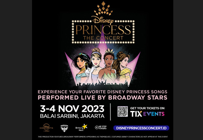 Disney Princess The Concert akan Digelar di Jakarta