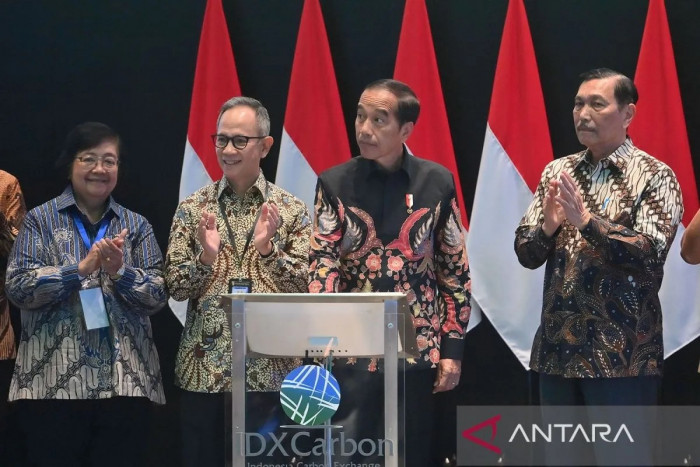 Presiden Jokowi Luncurkan Bursa Karbon Indonesia